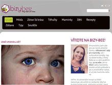 Tablet Screenshot of bizy-bee.com